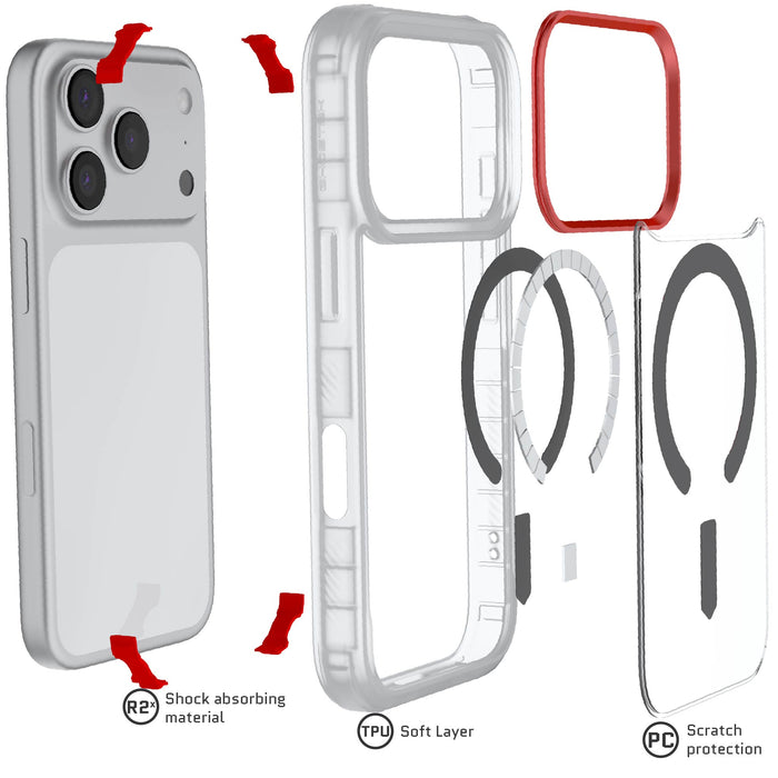 iPhone 17 Series Protective Clear MagSafe Cases — COVERT