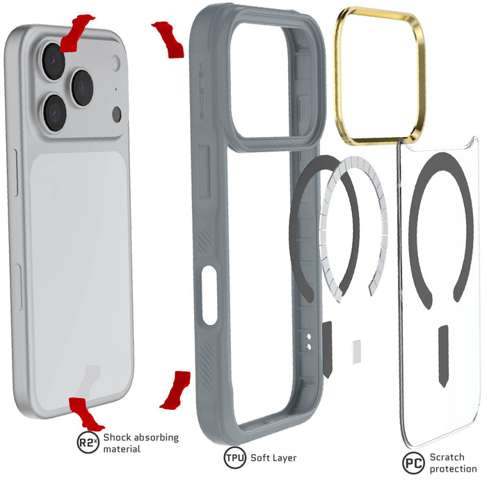 iPhone 17 Series Protective Clear MagSafe Cases — COVERT