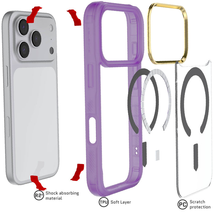 iPhone 17 Series Protective Clear MagSafe Cases — COVERT