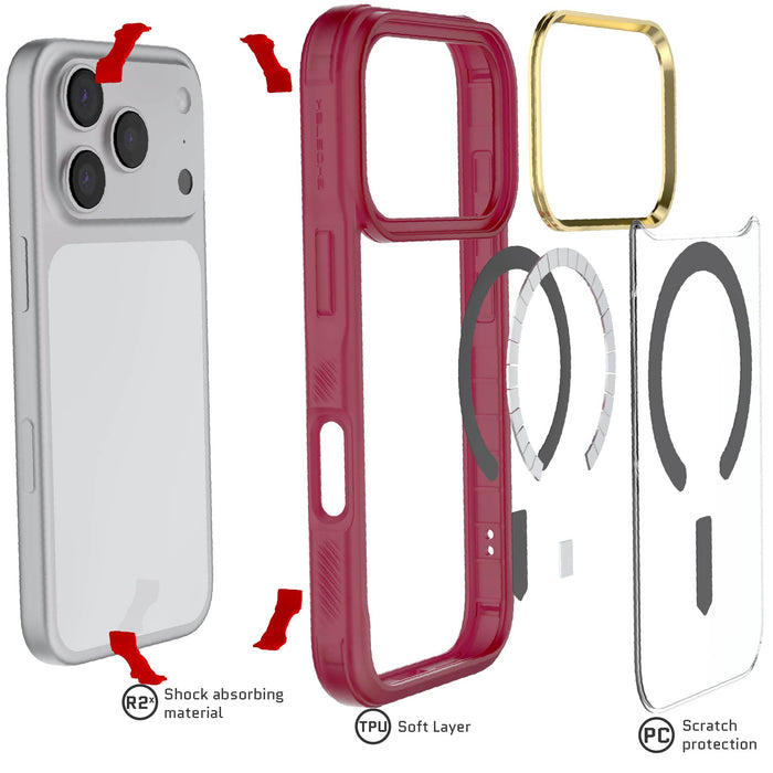 iPhone 17 Series Protective Clear MagSafe Cases — COVERT