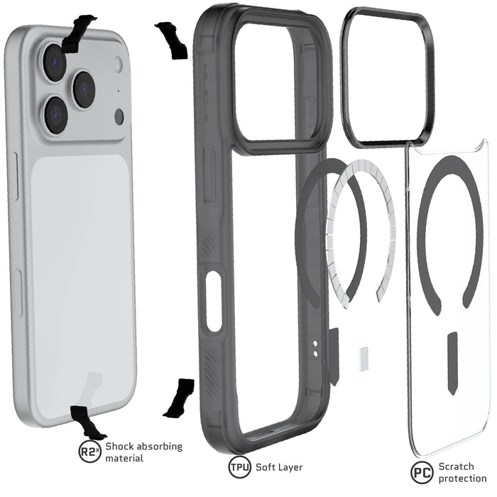 iPhone 17 Series Protective Clear MagSafe Cases — COVERT