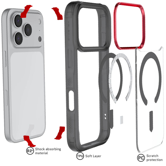 iPhone 17 Series Protective Clear MagSafe Cases — COVERT