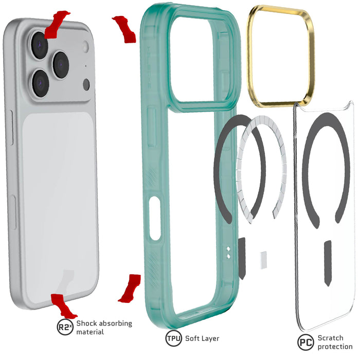 iPhone 17 Series Protective Clear MagSafe Cases — COVERT