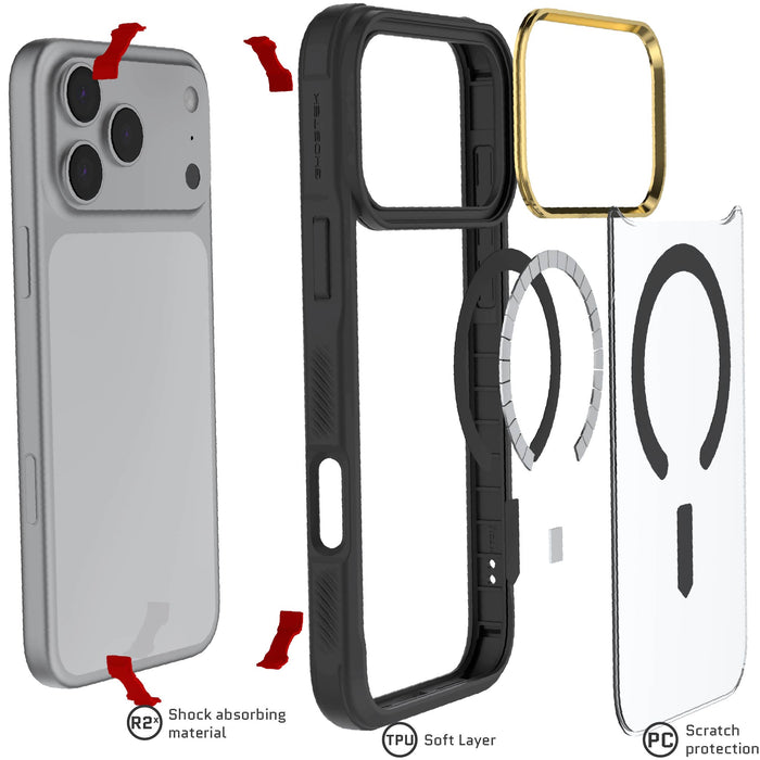 iPhone 17 Series Protective Clear MagSafe Cases — COVERT