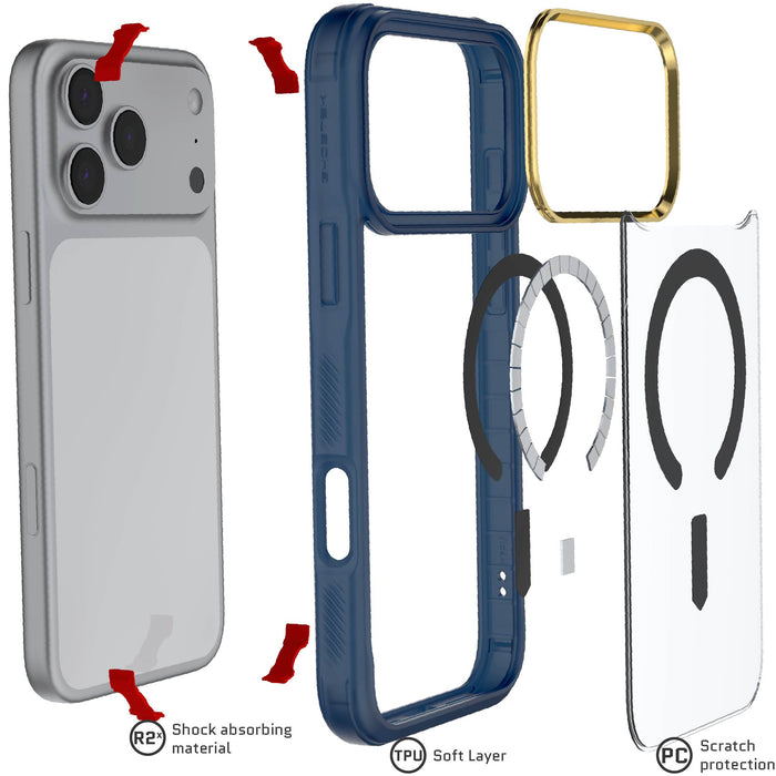 iPhone 17 Series Protective Clear MagSafe Cases — COVERT