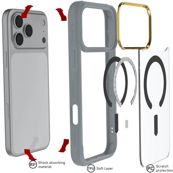 iPhone 17 Series Protective Clear MagSafe Cases — COVERT