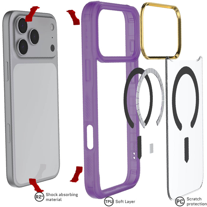 iPhone 17 Series Protective Clear MagSafe Cases — COVERT