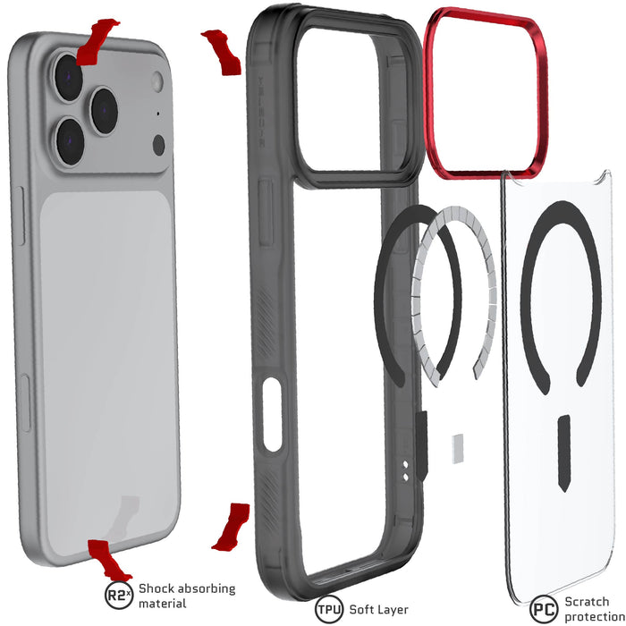 iPhone 17 Series Protective Clear MagSafe Cases — COVERT