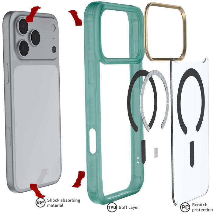 iPhone 17 Series Protective Clear MagSafe Cases — COVERT