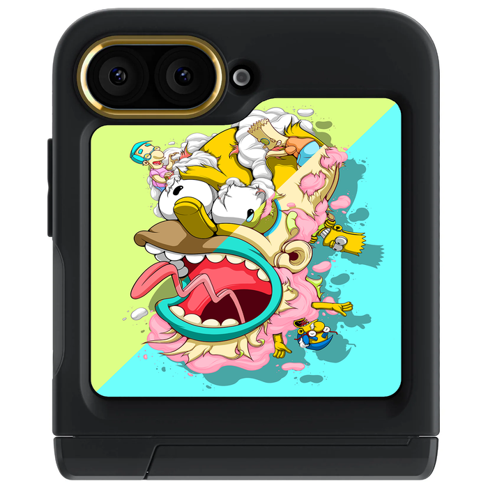 Galaxy Z Flip 6 DECONSTRUCTED YINYÁNG by Dhani Barragán Artist Artwork Protective Phone Case Limited Edition Collab Cover