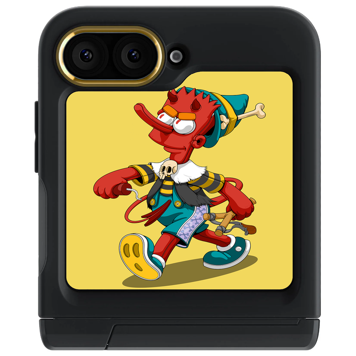 Galaxy Z Flip 6 BAROCCHIO DEVIL by Dhani Barragán Artist Artwork Protective Phone Case Limited Edition Collab Cover