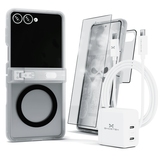 Galaxy Flip7 Case Matte Protective Phone Cover Magnetic MagSafe Kickstand Charger