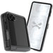 Samsung Galaxy Z Flip 7 Case Smoke Matte Protective Phone Cover Magnetic MagSafe Kickstand
