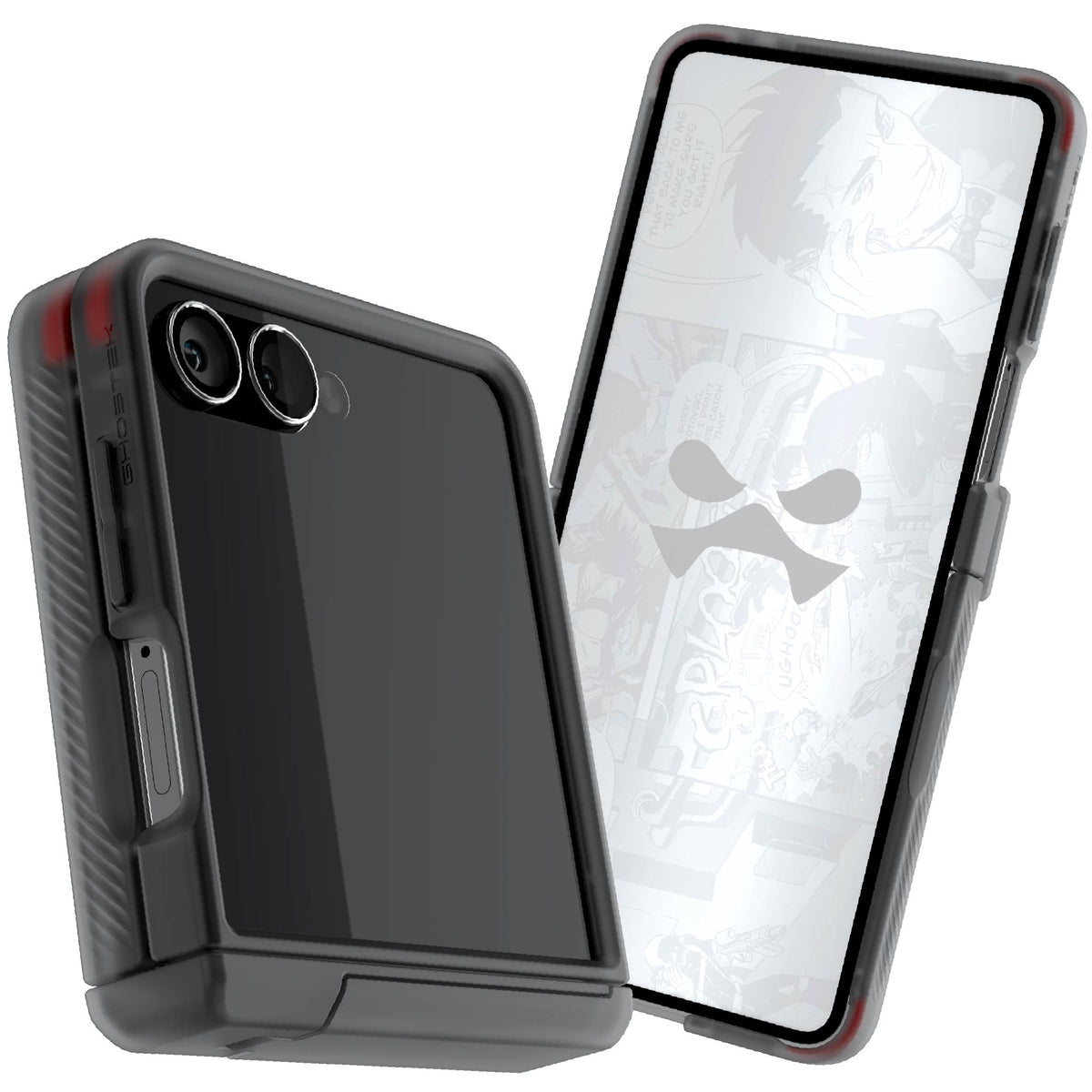 Samsung Galaxy Flip 7 Case Smoke Protective Phone Cover Magnetic MagSafe Kickstand