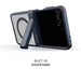 Samsung Galaxy ZFlip7 Case Blue Protective Phone Cover Magnetic MagSafe Kickstand