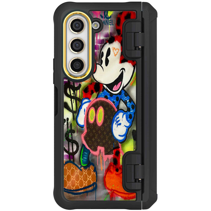 Galaxy Z Fold 5 Mickey Mouse Plush Fashion Case