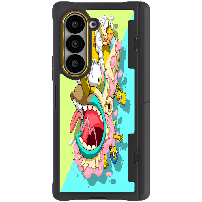 Galaxy Z Fold 6 DECONSTRUCTED YINYÁNG by Dhani Barragán Artist Artwork Protective Phone Case Limited Edition Collab Cover