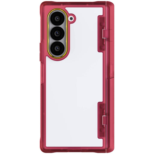 Red Samsung Galaxy Z Fold 6 Phone Case Clear