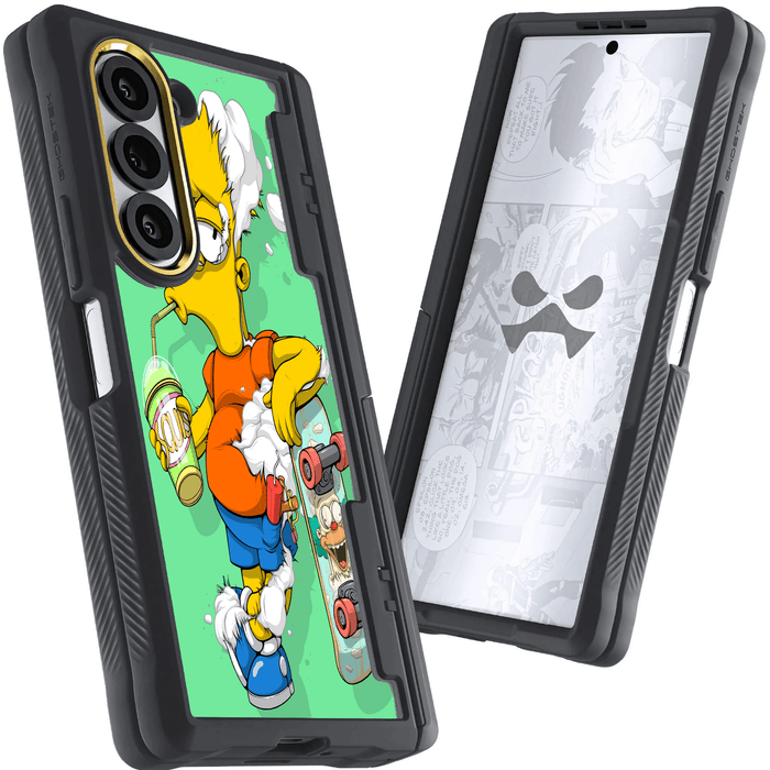 Samsung Galaxy Z Fold 6 DECONSTRUCTED BART by Dhani Barragán Artist Artwork Protective Phone Case Limited Edition Collab Cover