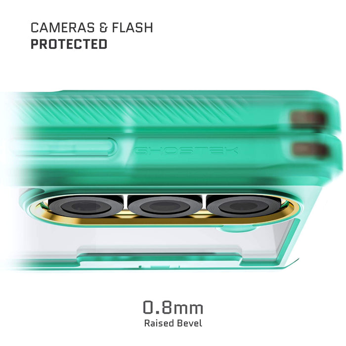 Samsung Galaxy Z Fold 6 Teal Phone Case Clear