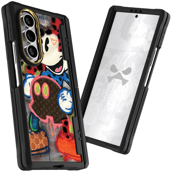 Galaxy Z Fold 7 Mickey Mouse Plush Fashion Case
