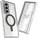 Samsung ZFold7 Clear Protective Phone Case MagSafe Kickstand Magnetic