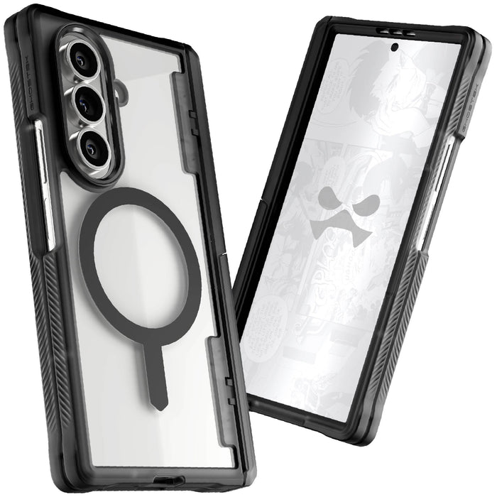 Galaxy Z Fold 7 Smoke Matte Phone Case MagSafe Kickstand Magnetic