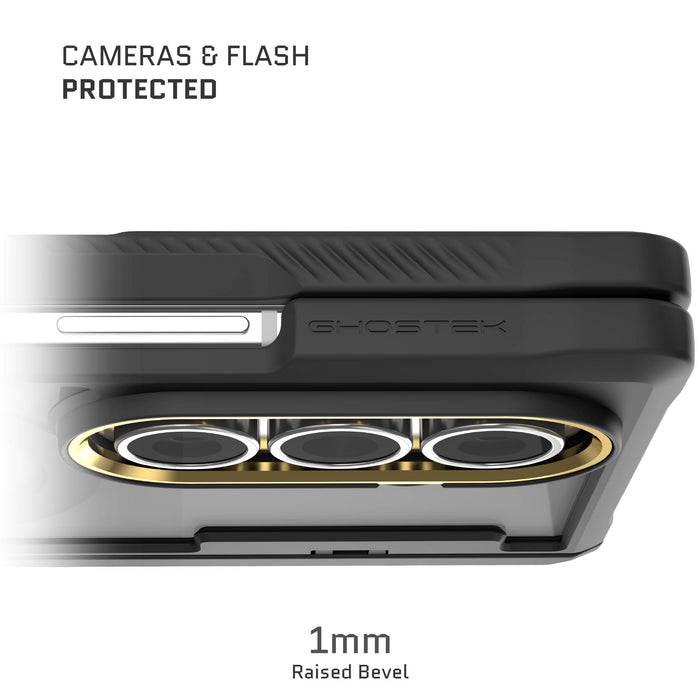 Samsung Z Fold7 Case Black MagSafe Kickstand Magnetic