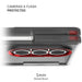 Samsung Z Fold 7 Clear Smoke Protective Phone Case MagSafe Kickstand Magnetic