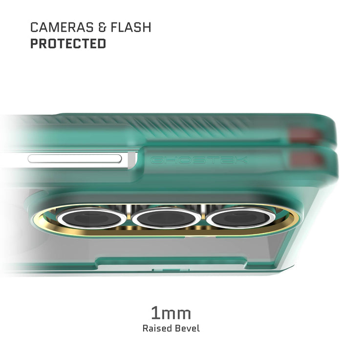 Galaxy Fold7 Protective Phone Case Teal MagSafe Kickstand Magnetic