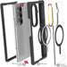 Samsung Galaxy Fold 7 Case Black MagSafe Kickstand Magnetic