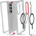 Galaxy Fold 7 Clear Phone Case MagSafe Kickstand