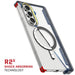 ZFold7 Protective Phone Case Blue MagSafe Kickstand Magnetic