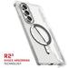 Samsung Galaxy Z Fold 7 Clear Protective Phone Case MagSafe Kickstand Magnetic