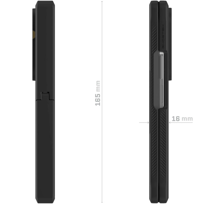 Samsung Galaxy Z Fold7 Case Black MagSafe Kickstand Magnetic