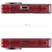 Fold 7 Case Red MagSafe Kickstand Magnetic