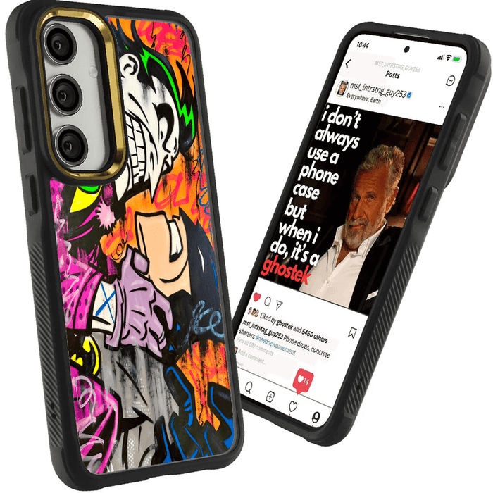 Galaxy S24 Plus Joker vs Batman - Spraypaint Case Phone Cover