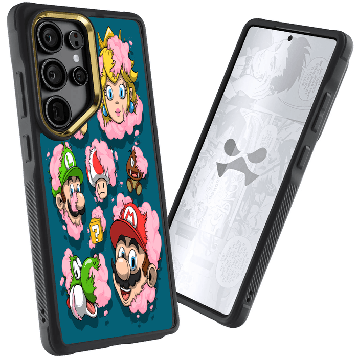 Samsung Galaxy S25 Ultra DECONSTRUCTED SUPER M CHUNKS by Dhani Barragán Artist Artwork Protective Phone Case Limited Edition Collab Cover