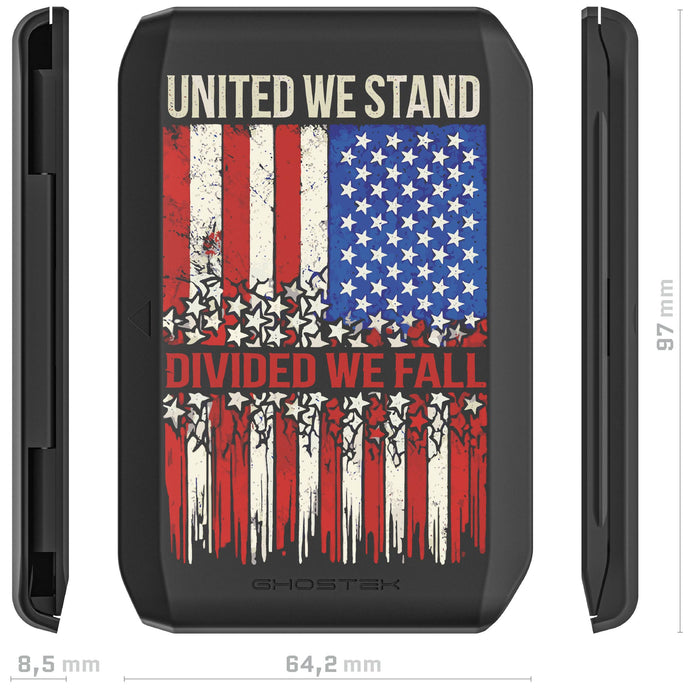 United We Stand MagSafe Wallet Credit Card Holder Magnetic Patriot