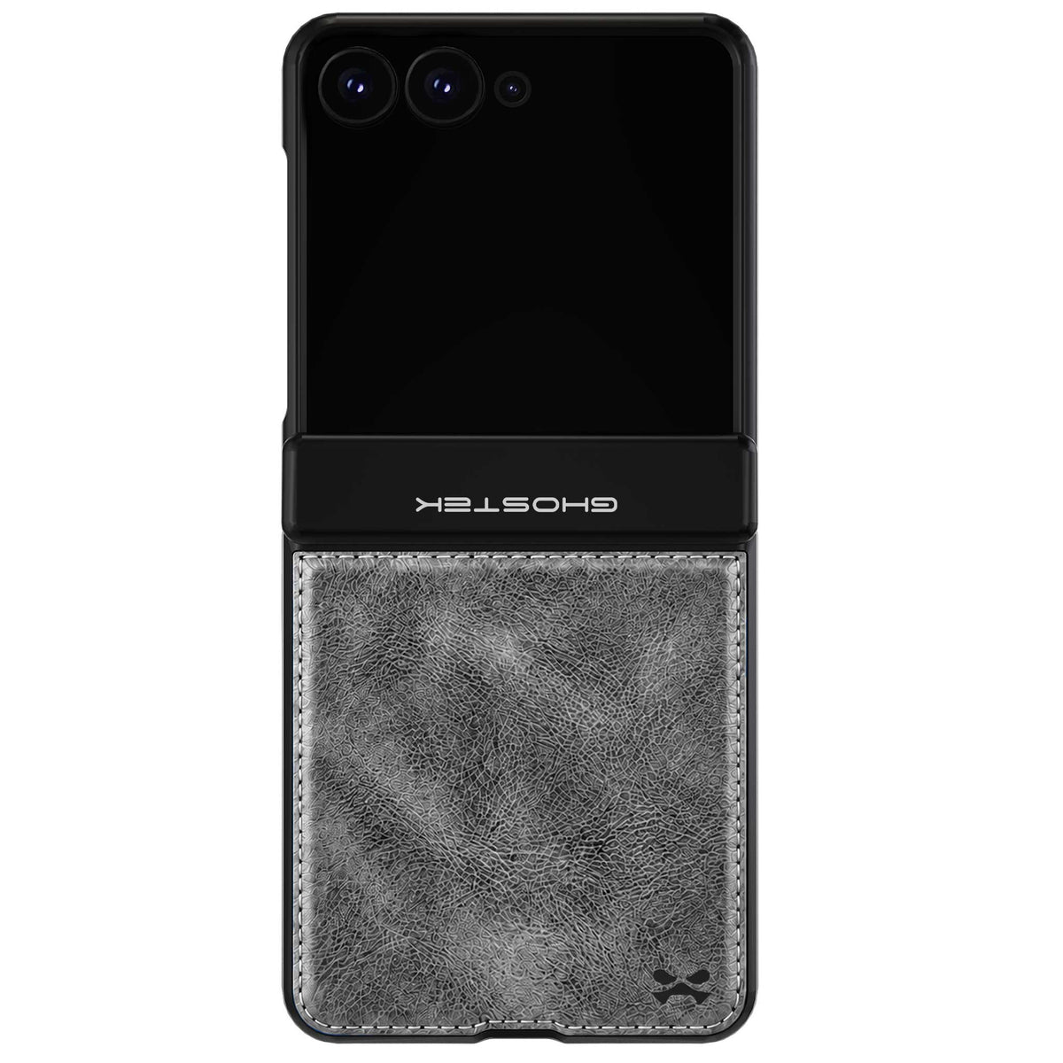 Samsung Galaxy Z Flip 8 Leather Case Gray MagSafe Magnetic