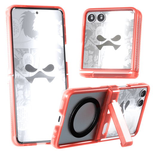 Samsung Galaxy ZFlip7 Case Pink MagSafe Kickstand Magnetic Protective Phone Cover