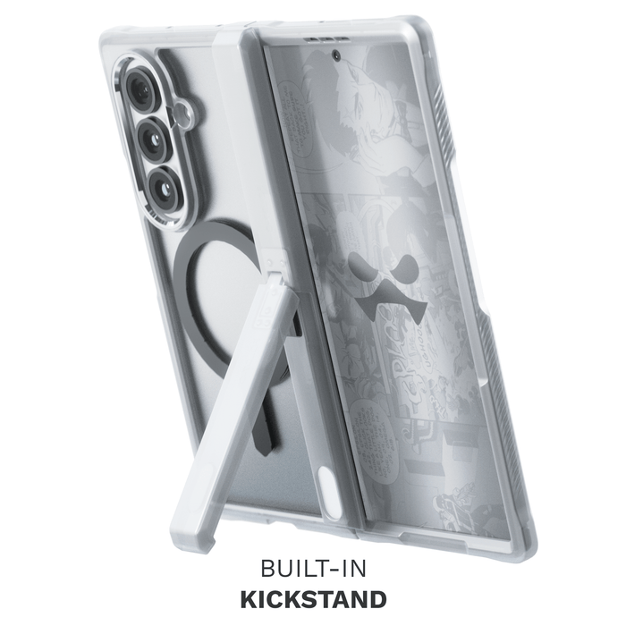 Galaxy Fold 7 Case Clear  Matte MagSafe Kickstand Protective Phone Cover