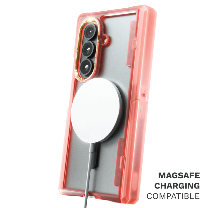 Samsung Fold7 Case Pink MagSafe Kickstand Protective Phone Cover
