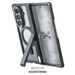 Samsung Galaxy Fold 7 Case Clear Smoke Matte MagSafe Kickstand Protective Phone Cover