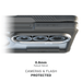 Samsung Galaxy Z Fold 7 Case Clear Smoke Matte MagSafe Kickstand Protective Phone Cover