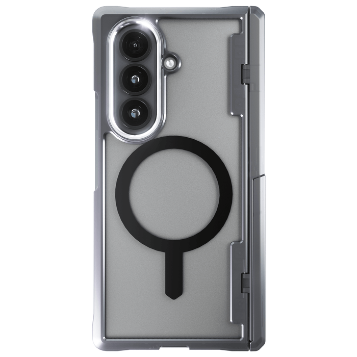 Samsung Fold 7 Case Clear Smoke Matte MagSafe Kickstand Protective Phone Cover