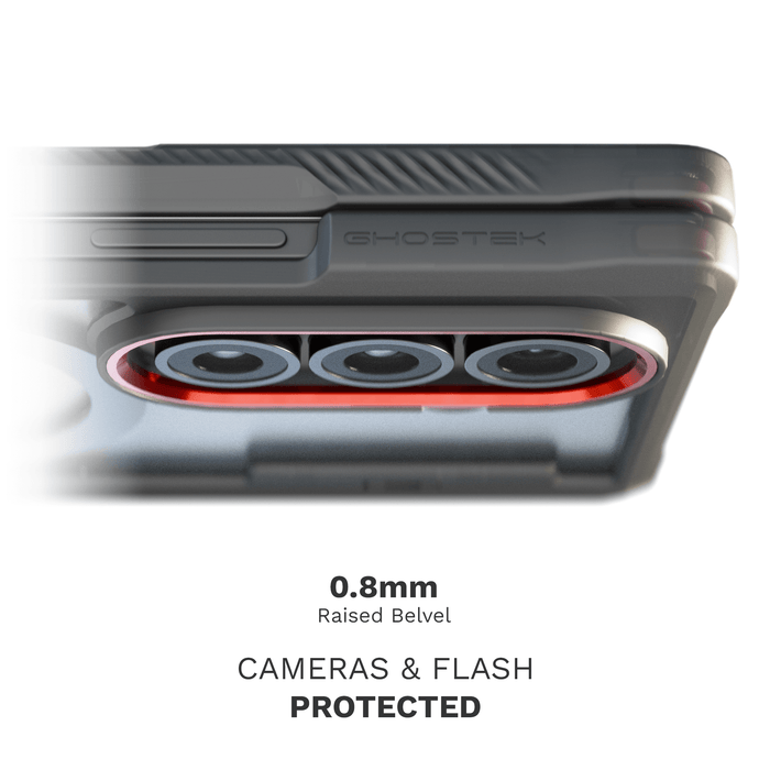 ZFold7 Case Clear  Smoke MagSafe Kickstand Protective Phone Cover
