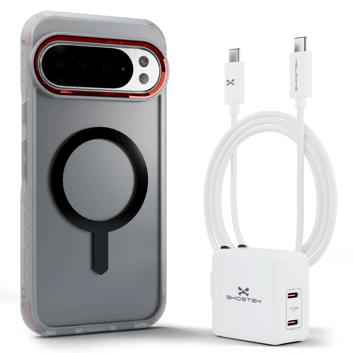 Pixel 10 Pro XL Case Cable Charger Bundle