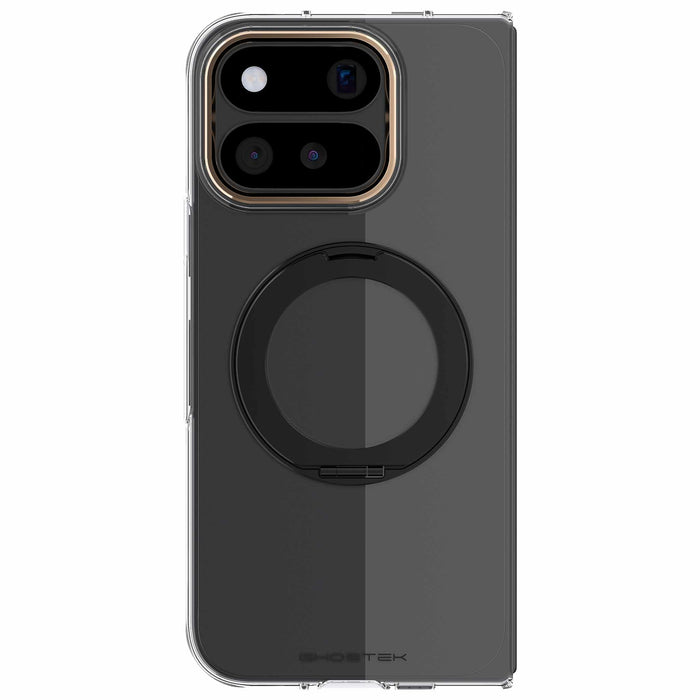 Google Pixel 11 Pro Fold Phone Case Clear MagSafe Gold Magnetic Cover