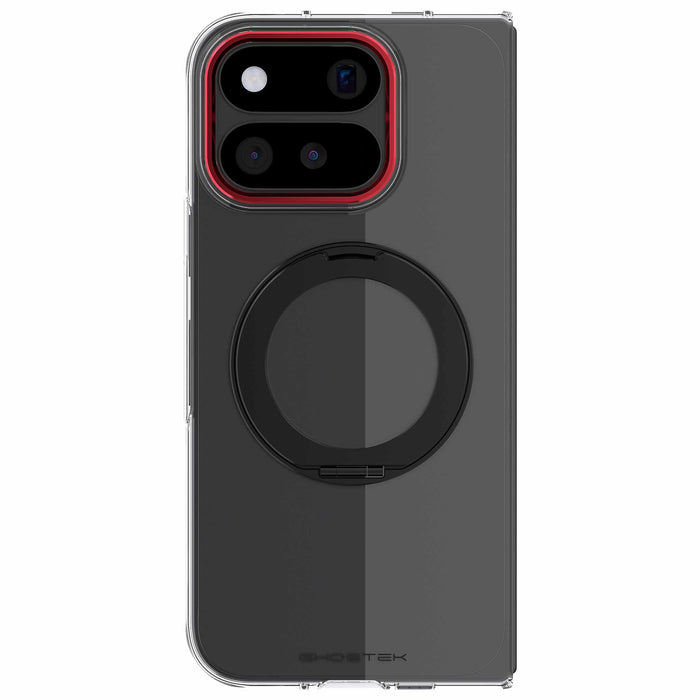 Google Pixel 11 Pro Fold Case Clear MagSafe Red